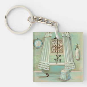 Old Fashioned Bathroom Keychain