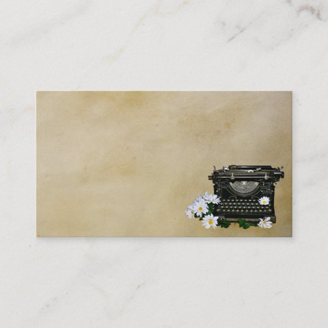 Old fashioned business card (Front)