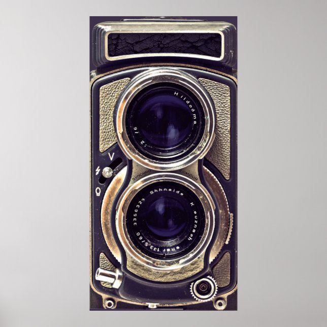 Old-fashioned camera poster (Front)