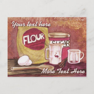 Old-fashioned Chef postcard