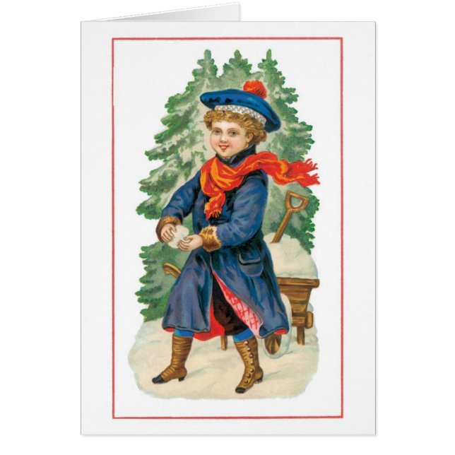 Old-fashioned Christmas, Boy (Front)