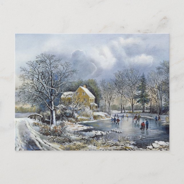 Old Fashioned Christmas Card (Front)