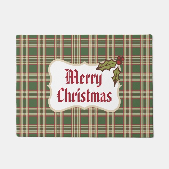 Old Fashioned Christmas Doormat  (Front)