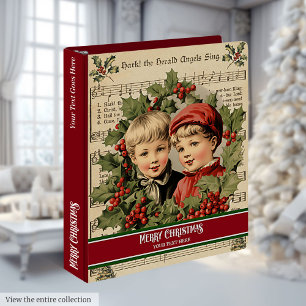 Old Fashioned Christmas Kids Ring Binder Gift