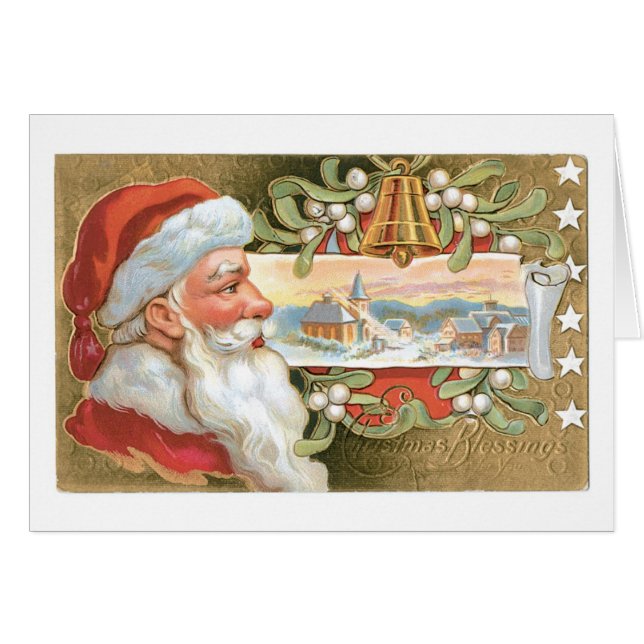 Old-fashioned Christmas, Santa (Front Horizontal)