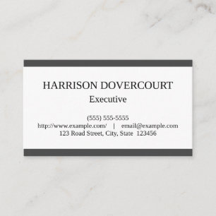 Old Fashioned, Classic Business Card