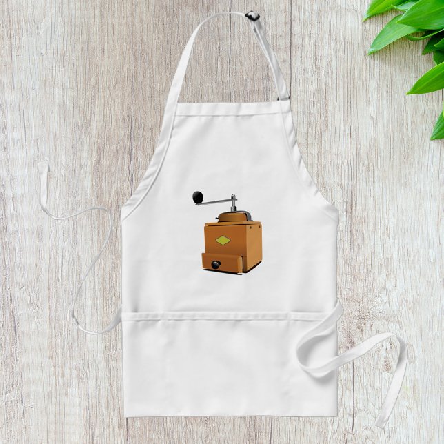 Old Fashioned Coffee Grinder Standard Apron (Creator Uploaded)
