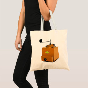 Old Fashioned Coffee Grinder Tote Bag