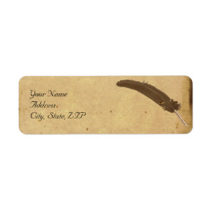 Old Fashioned Elegance Parchment with Quill