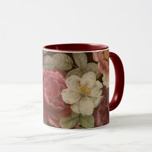 Old fashioned Flowers  Mug 