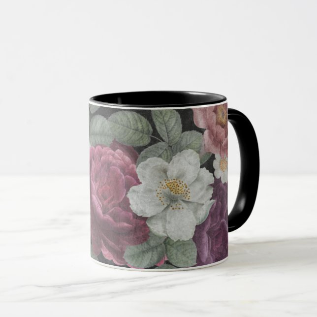 Old fashioned Flowers  Mug (Front Right)