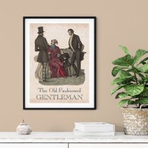 Old Fashioned Gentlemen Biedermeier Period