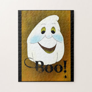 Old Fashioned Ghost Head Boo Jigsaw Puzzle