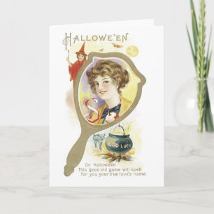 Old-fashioned Halloween Card