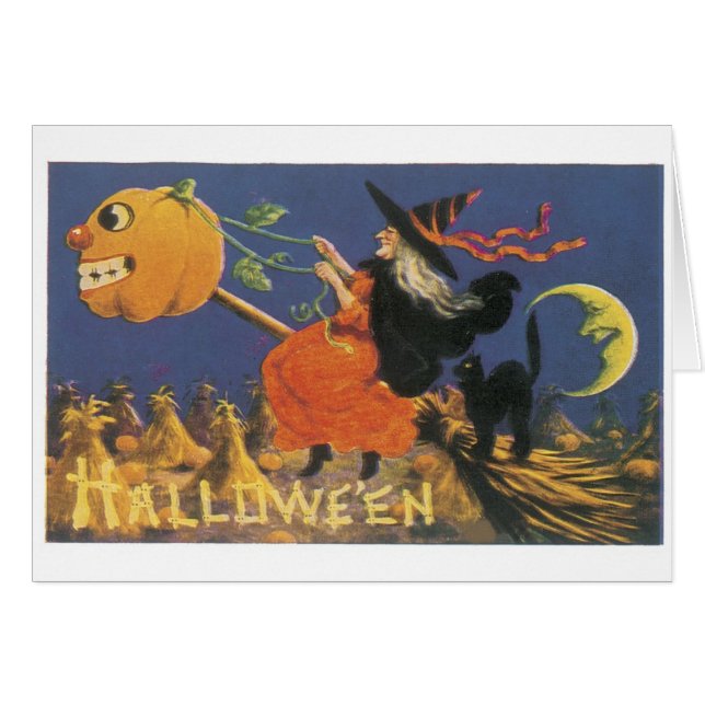 Old-fashioned Halloween, Witch (Front Horizontal)