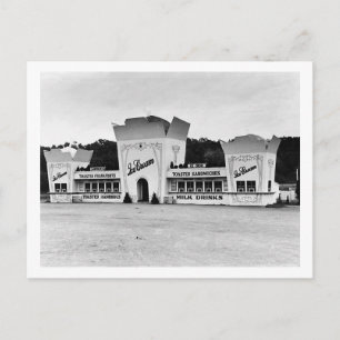 Old Fashioned Ice Cream Stand, Connecticut Postcard