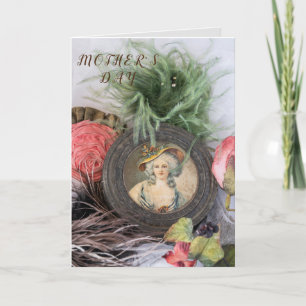 Old Fashioned Lady Mom Victorian Mother's day Card