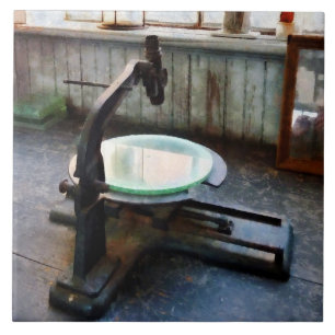 Old-Fashioned Microscope Tile