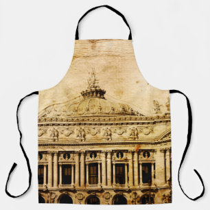 Old-fashioned paris franceaged, ancient, antique, apron