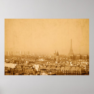 Old-fashioned paris franceparis, aged, ancient, an poster