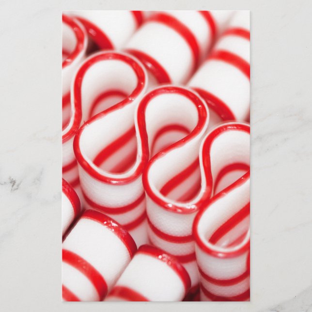 Old Fashioned Red and White Ribbon Candy (Front)