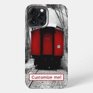 Old Fashioned Red Steam Train iPhone Case