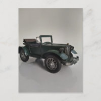 old-fashioned retro convertible car