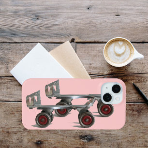 Old Fashioned Roller Skates iPhone 15 Case