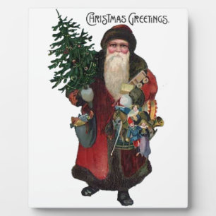 Old Fashioned Santa Claus Plaque