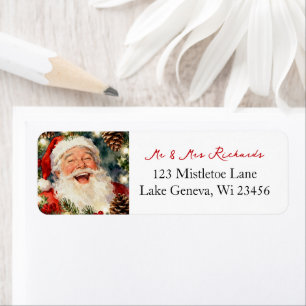 Old-Fashioned Santa Claus Vintage Christmas