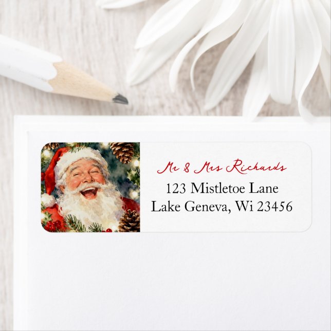 Old-Fashioned Santa Claus Vintage Christmas  (Insitu)