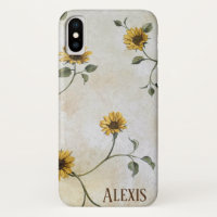 old-fashioned sunflower pattern