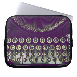 old fashioned typewriter laptop sleeve
