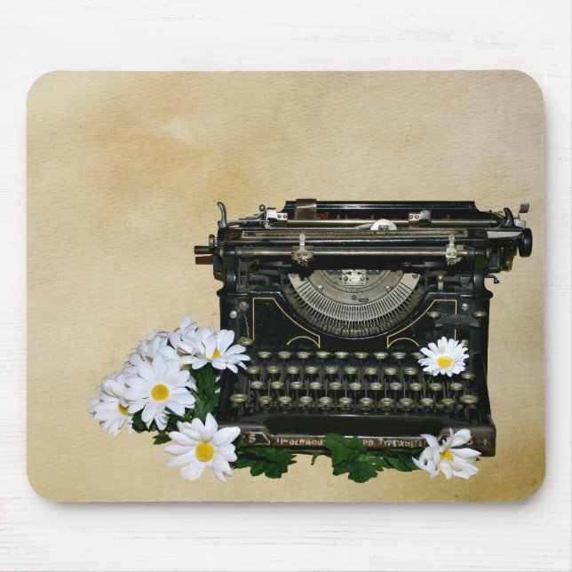 Old fashioned typewriter mouse pad (Front)