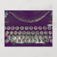 Old fashioned typewriter