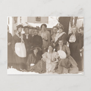 Old Fashioned Victorian Women Era Postcard