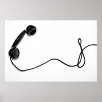 OLD FASHIONED VINTAGE BLACK TELEPHONE