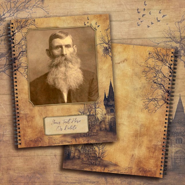 Old Fashioned Vintage Notebook / Diary Template (Creator Uploaded)