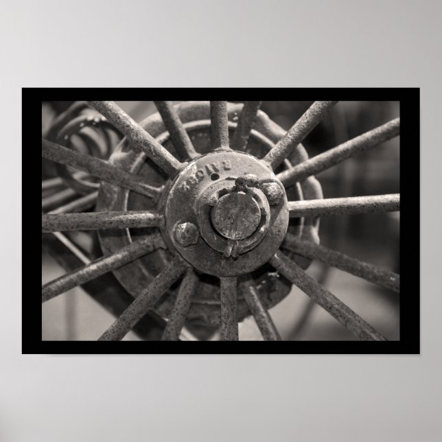 Old Fashioned Wagon Wheel Poster (Front)
