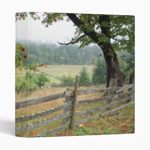 Old Fence On A Farm Binder