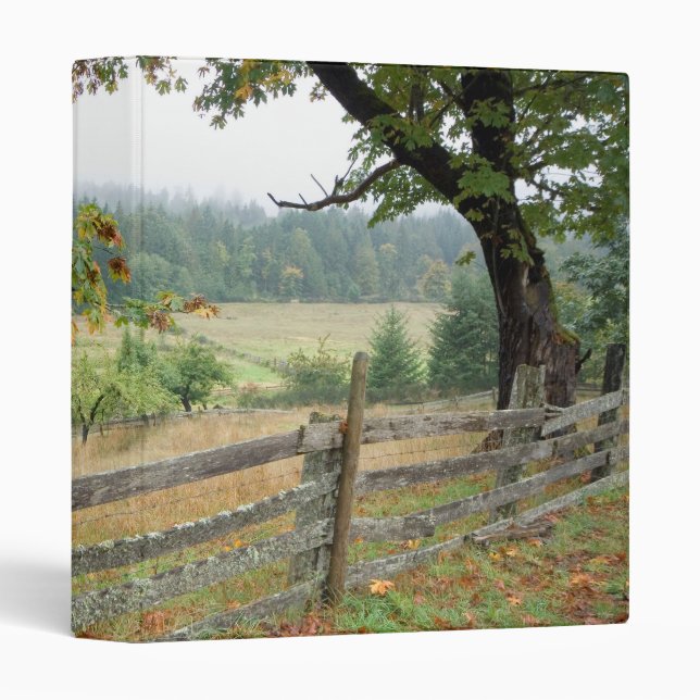 Old Fence On A Farm Binder (Front/Spine)