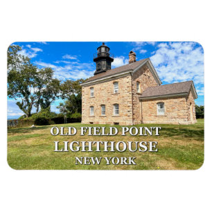 Old Field Point Lighthouse, New York Flexi Magnet