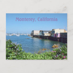 Old Fisherman's Wharf, Monterey, California Postcard