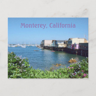 Old Fisherman's Wharf, Monterey, California Postcard