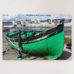 Old Fishing Boat Galway Ireland. Jigsaw Puzzle