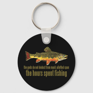 Old Fishing Saying Keychain