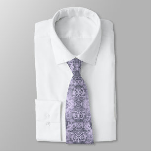 Old Floral Pattern revisited transformed Mauve Tie