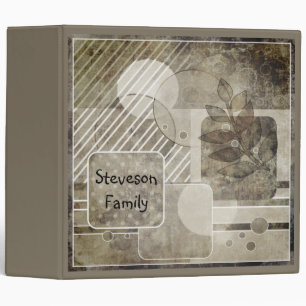Old floral Wallpaper Binder