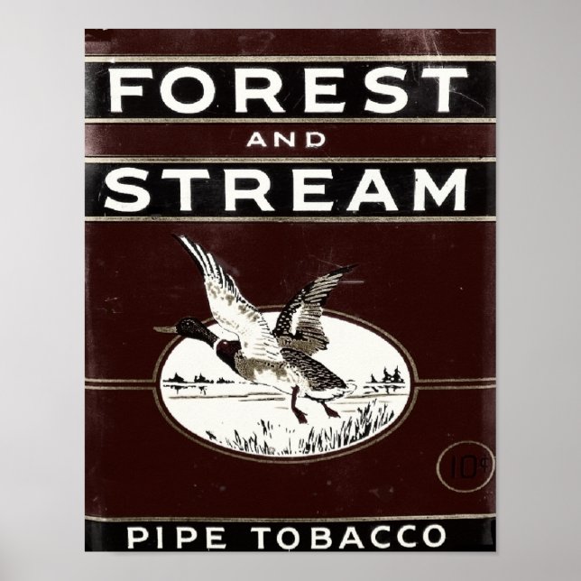 Old Forest and Stream Pipe Tobacco  Poster (Front)