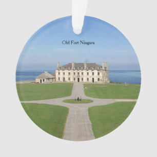Old Fort Niagara Barracks plastic ornament